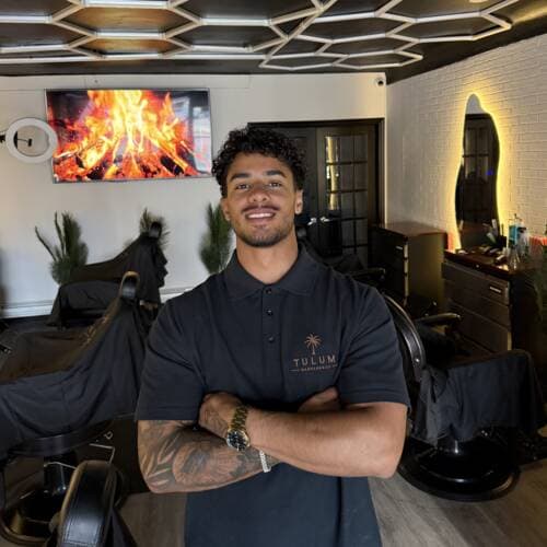 Gustavo at Tulum Barbershop